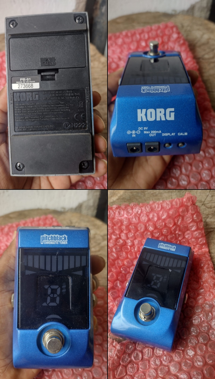 Afinador Cromatico De Pedal Korg Pitchblack